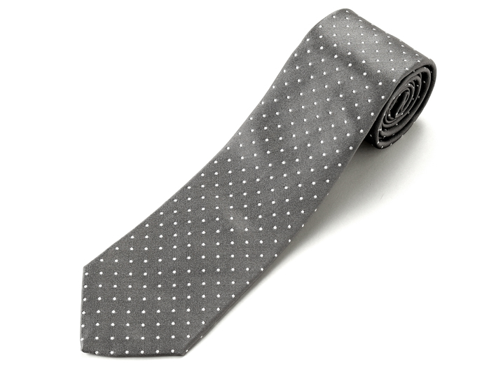 シルクサテンドットネクタイ／NR80／1070-9 | Silk Tie | LUIGI