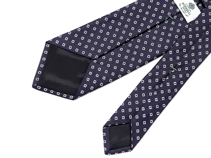 シルクジャカード小紋柄ネクタイ／4502033-1 | Silk Tie | LUIGI