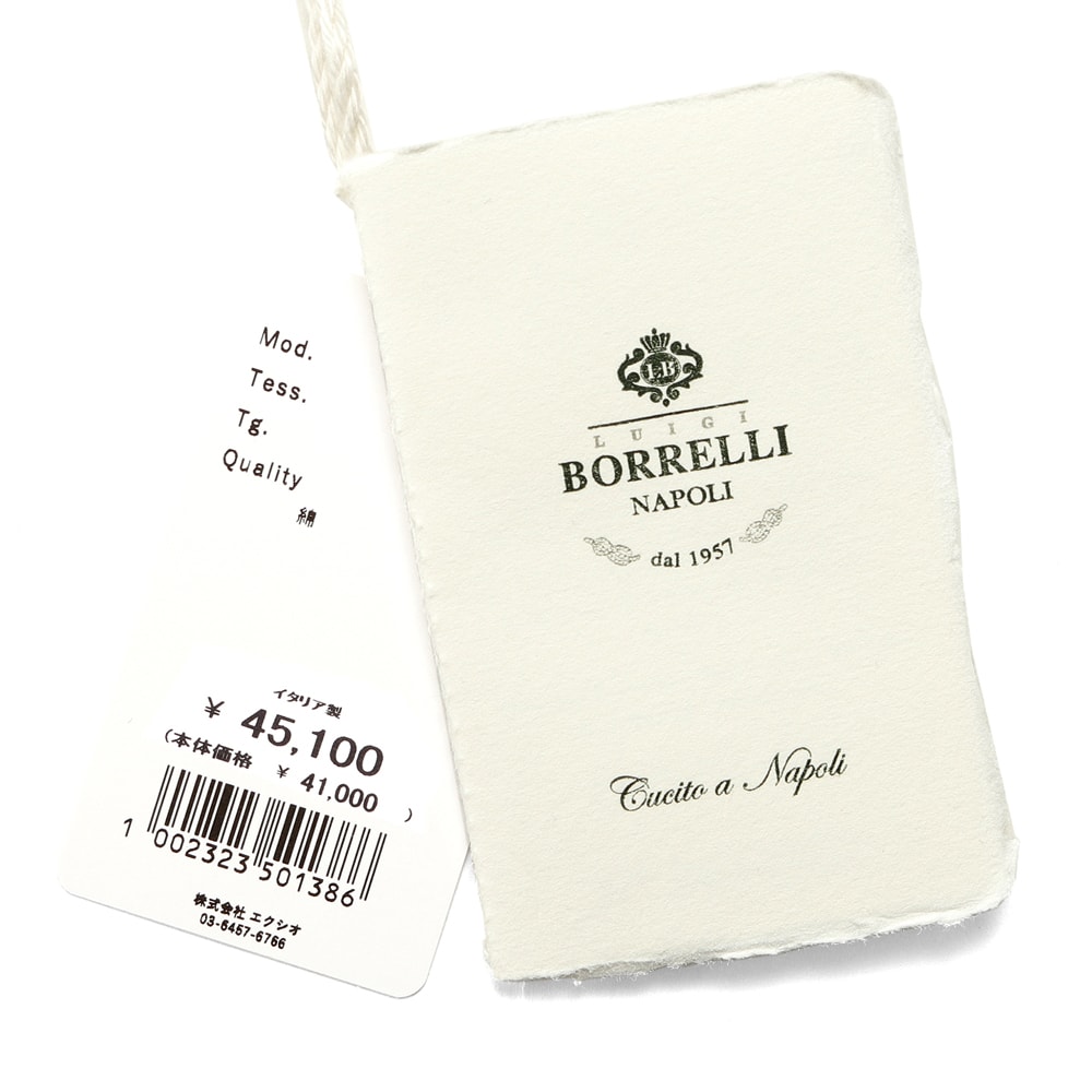 コットンツイル無地セミワイドカラーシャツ／LUCIANO（PS30051