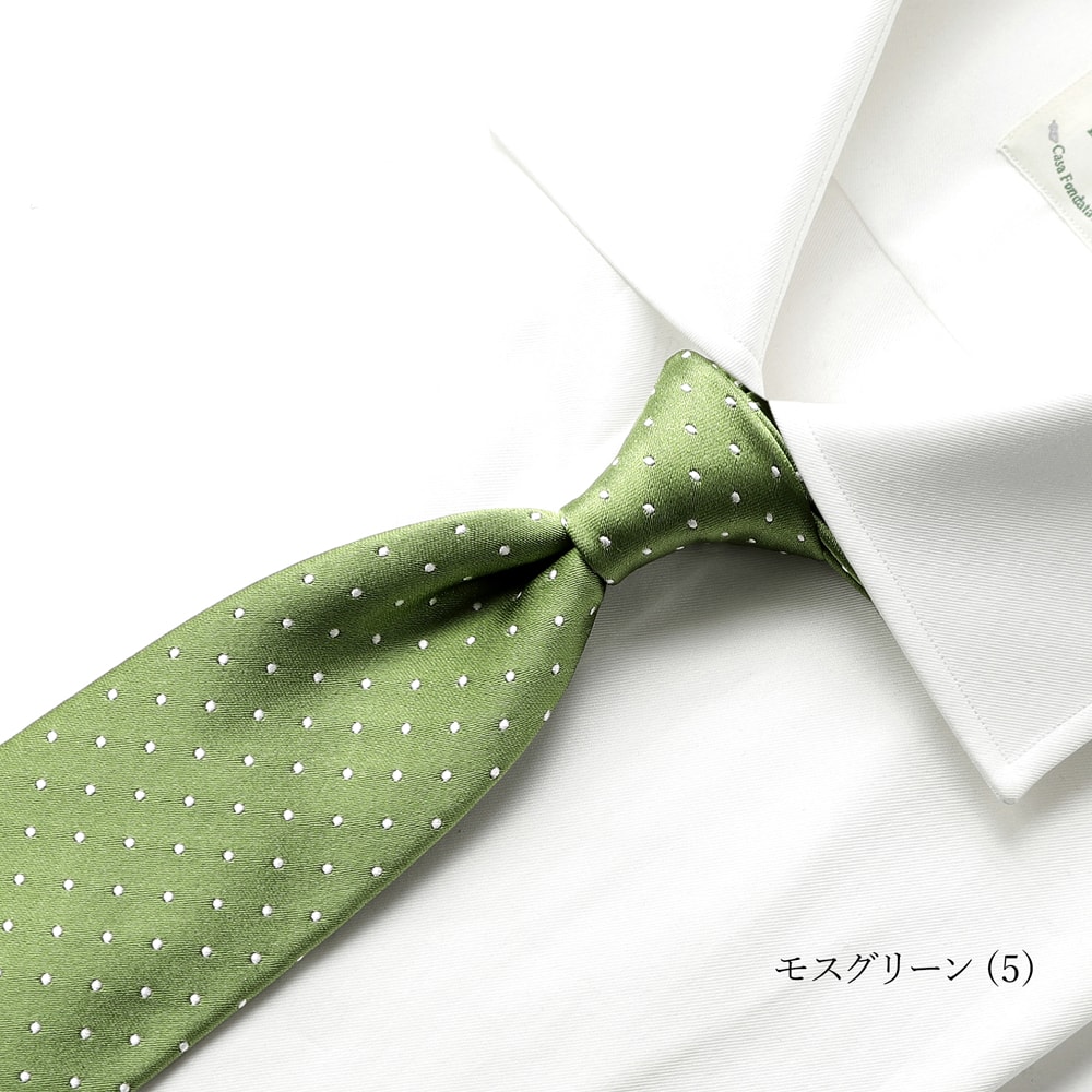 シルクサテンドットネクタイ／1070（10colors） | NECKTIE