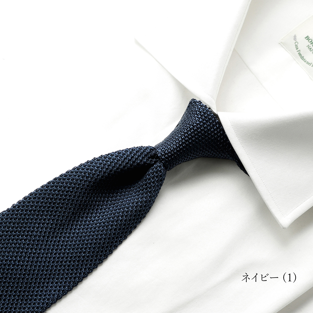 シルクニットソリッドネクタイ／3500（6colors） | NECKTIE