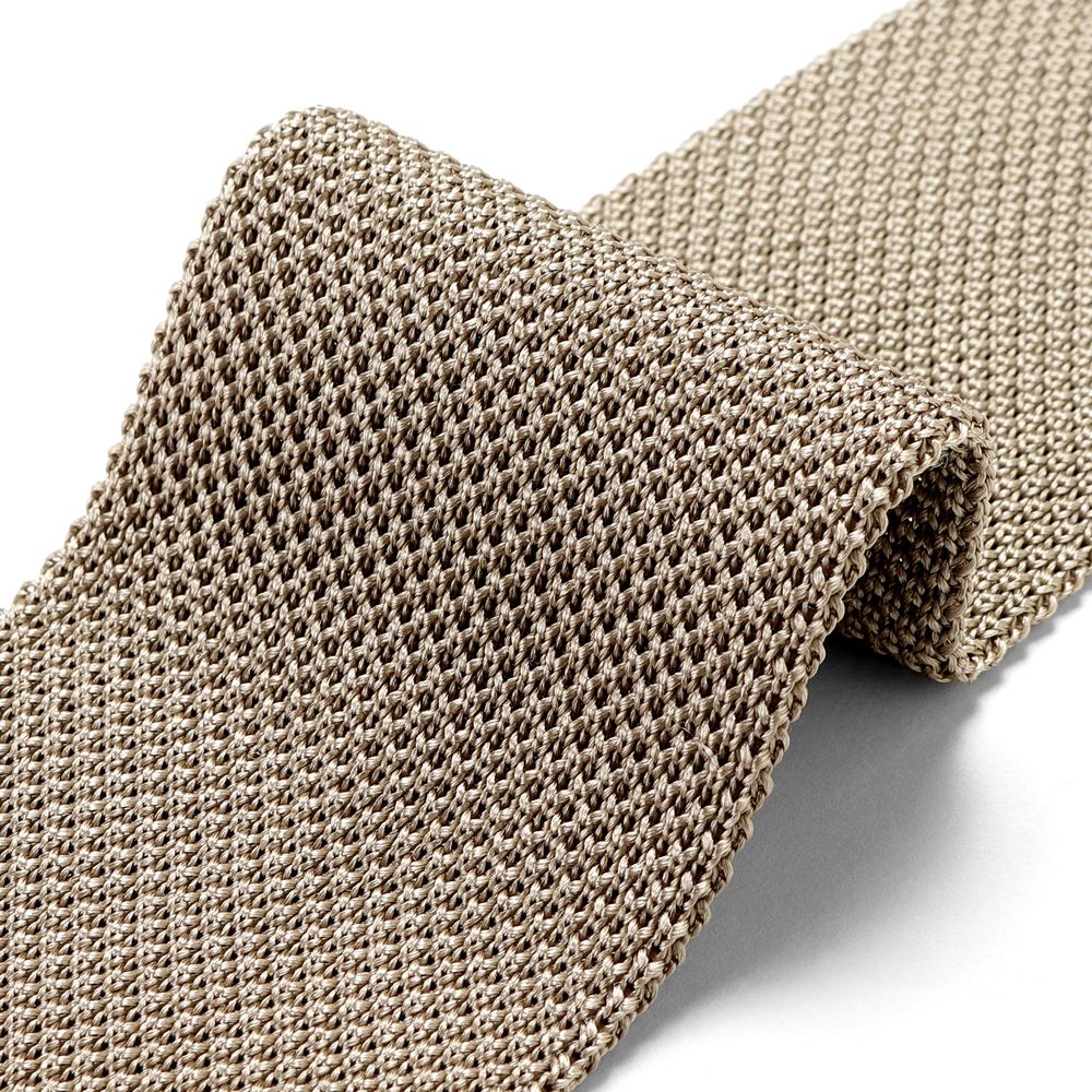 【新品】LUIGE BORRELLI ルイジボレッリ　ニットタイ シルクニットソリッドネクタイ／3500（6colors） | NECKTIE