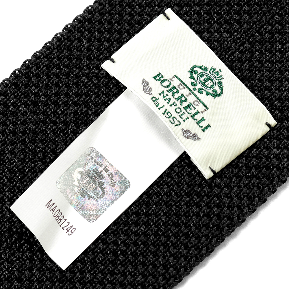 LUIGI BORRELLI ルイジボレッリ ウールソリッドタイ イタリア製 シルクニットソリッドネクタイ／3500（6colors） | NECKTIE