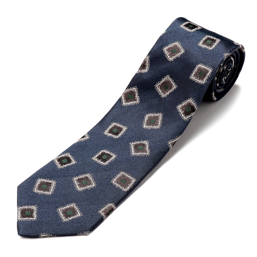 シルクジャカード小紋柄ネクタイ／453066（4colors） | NECKTIE