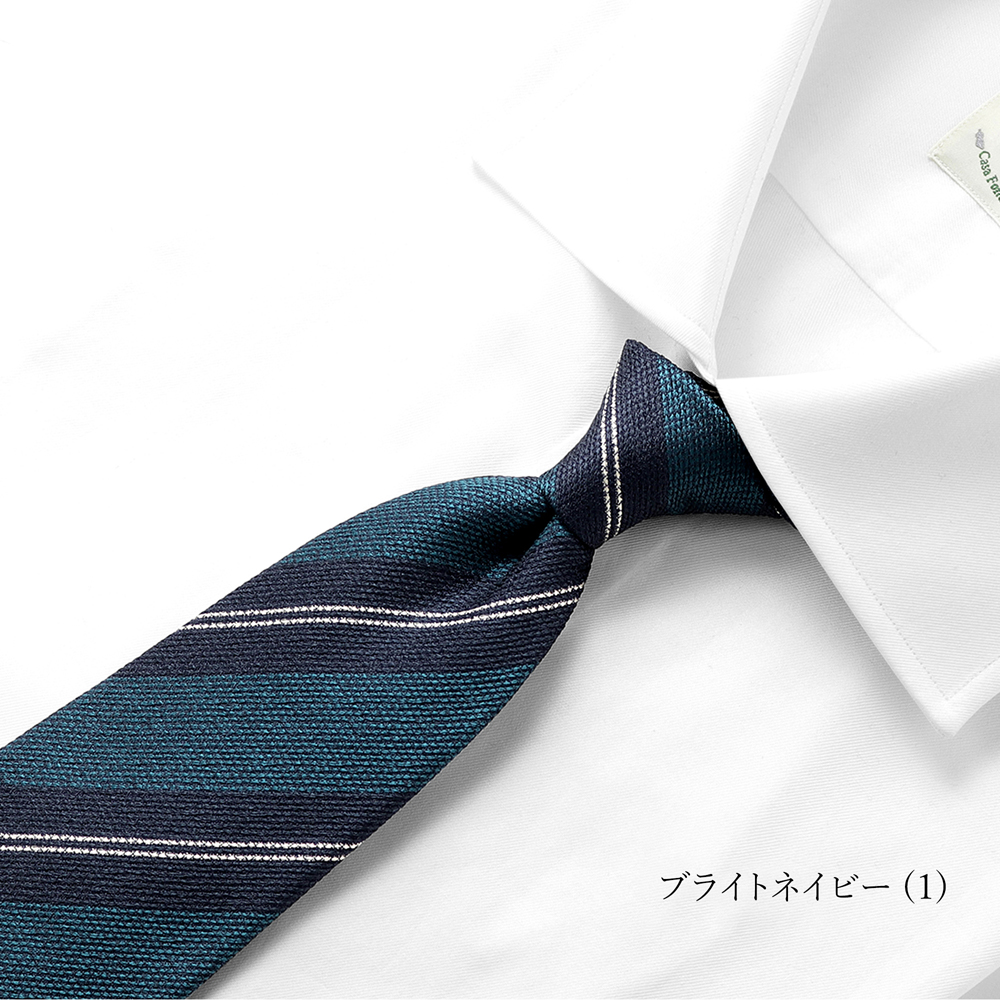 シルクジャカードストライプネクタイ／453073（5colors） | NECKTIE | LUIGI BORRELLI TOKYO ONLINE  STORE（ルイジボレッリ トーキョー オンラインストア）