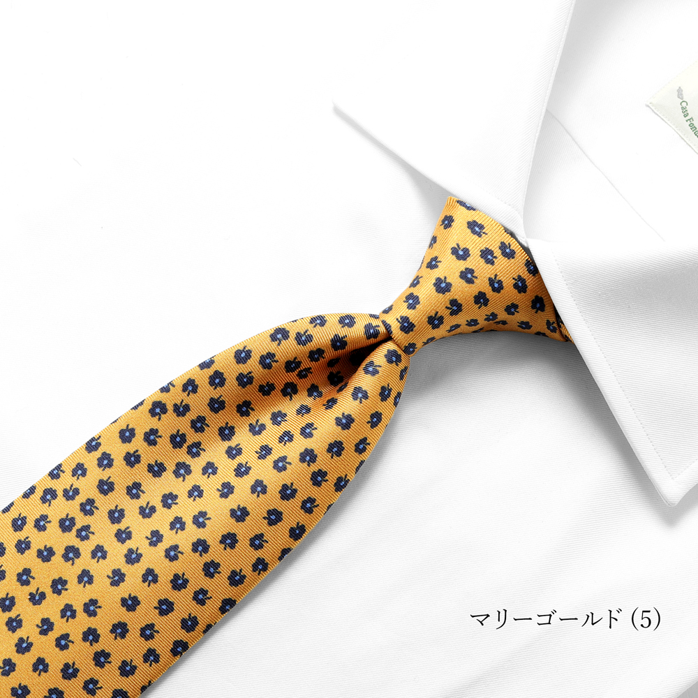 シルクプリント小花柄ネクタイ／470755（4colors） | NECKTIE | LUIGI BORRELLI TOKYO ONLINE  STORE（ルイジボレッリ トーキョー オンラインストア）