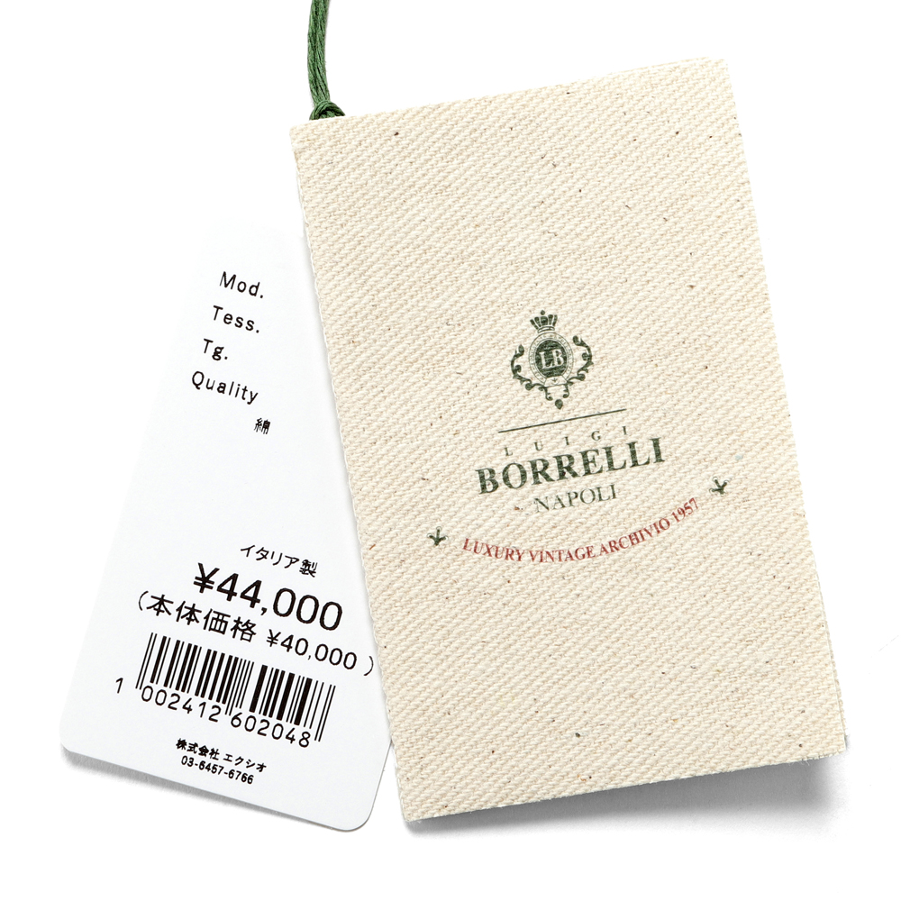 イタリア製 ルイジボレッリ 3B コットン 一枚仕立て スーツ ジャケット 44 JACKET | LUIGI BORRELLI TOKYO ONLINE STORE（ルイジボレッリ