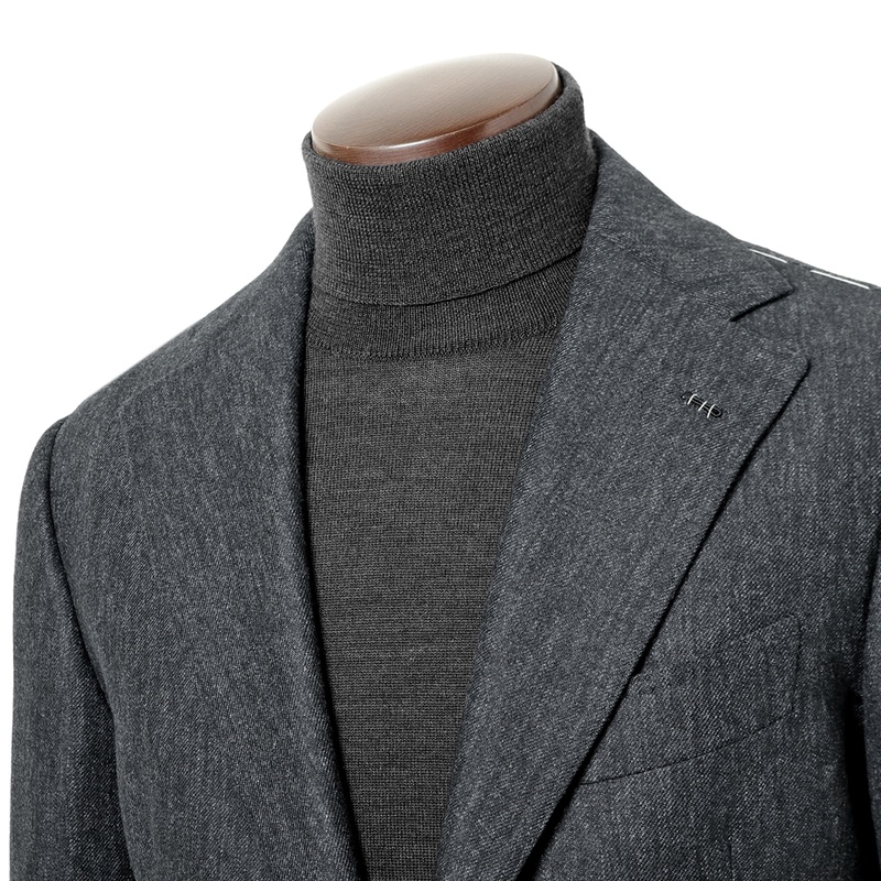 ウールツイル3Bシングルジャケット／PROCIDA（ブルーグレー） | JACKET