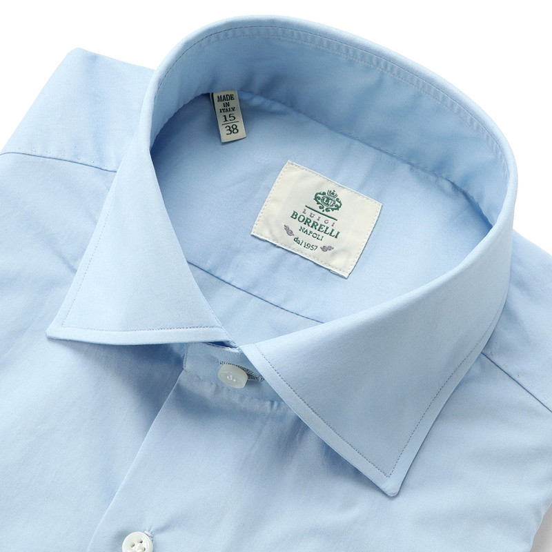 コットンポプリンセミワイドカラードレスシャツ／LUCIANO(SR1901