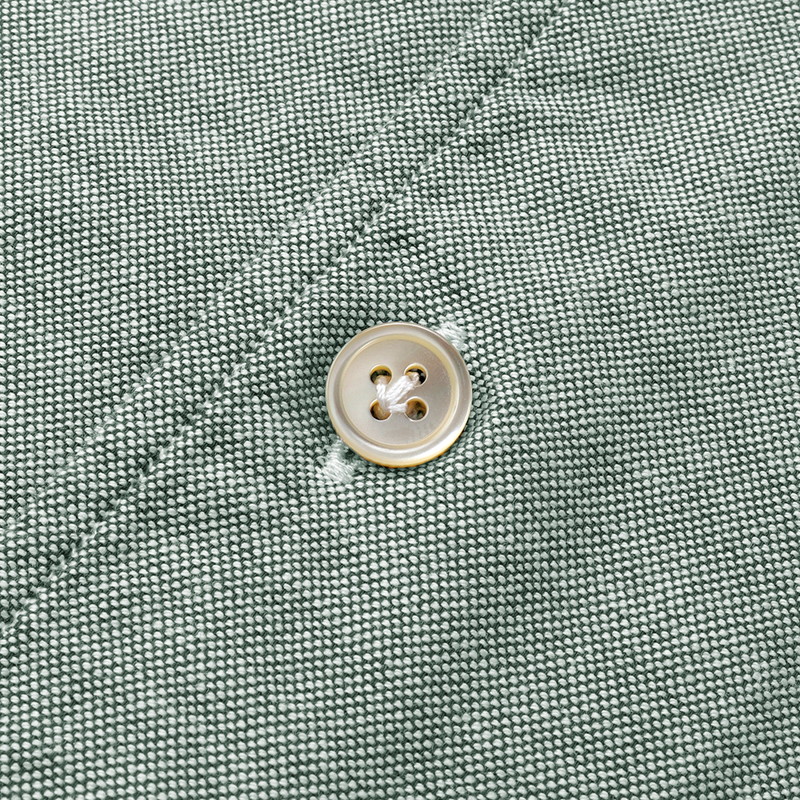 コットンオックスイタリアンカラーカジュアルシャツ／VESUVIO-EX