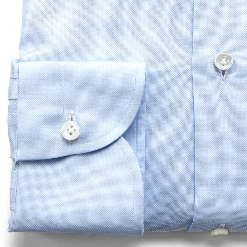 コットンオックスセミワイドカラードレスシャツ／LUCIANO（PS10002