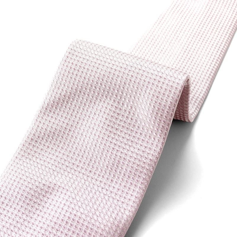 シルクジャカードソリッドネクタイ／2366（ピンク） | Silk Tie