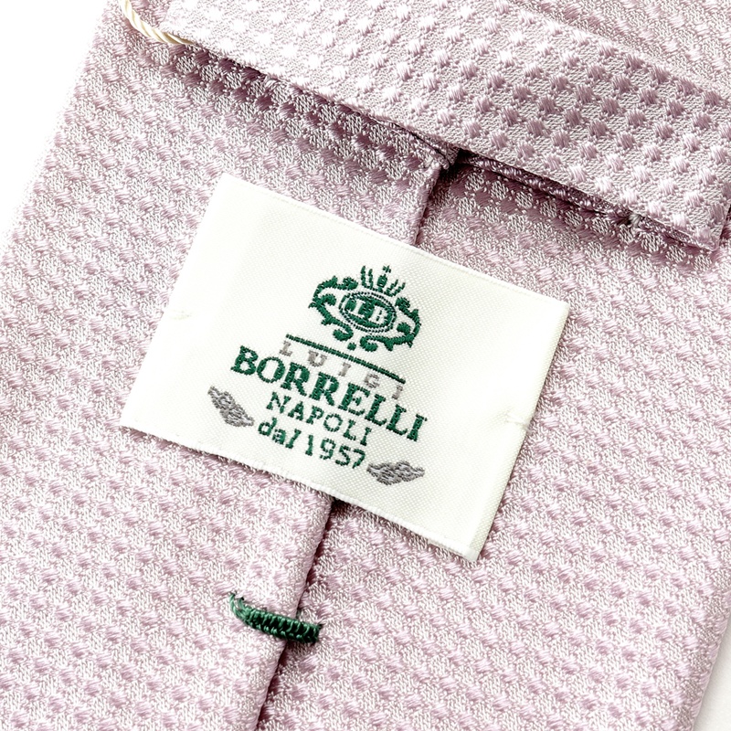 シルクジャカードソリッドネクタイ／2366（ピンク） | Silk Tie