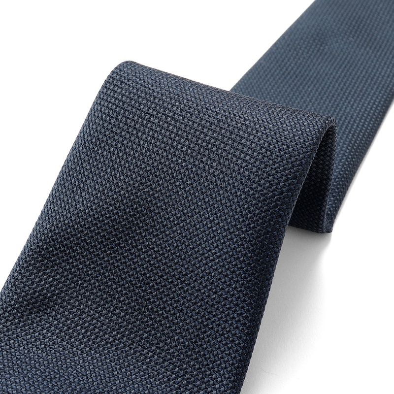 シルクホップサックソリッドネクタイ／9088（ネイビー） | Silk Tie
