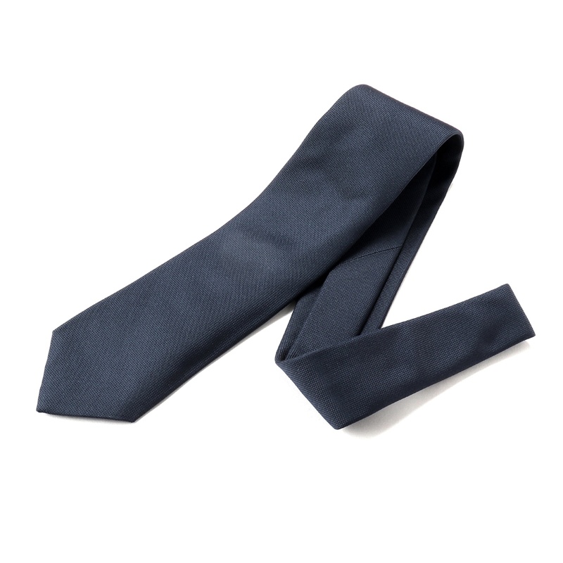 シルクホップサックソリッドネクタイ／4502072（ネイビー） | Silk Tie