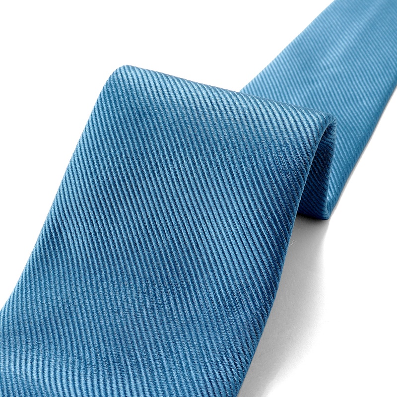 シルクツイルソリッドネクタイ／458015（ライトブルー） | Silk Tie