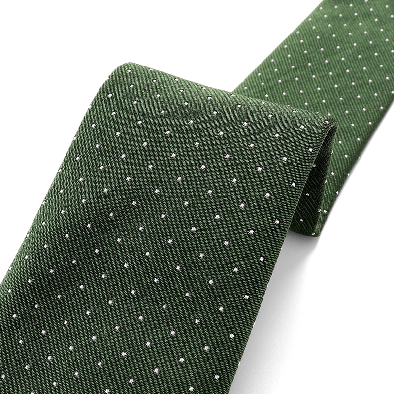 シルクツイルドットネクタイ／9059（グリーン） | Silk Tie | LUIGI